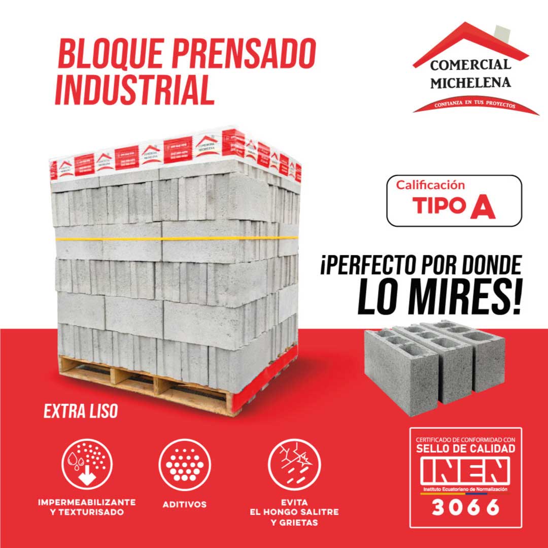 Bloque prensado Industrial TIPO A - Imagen 2
