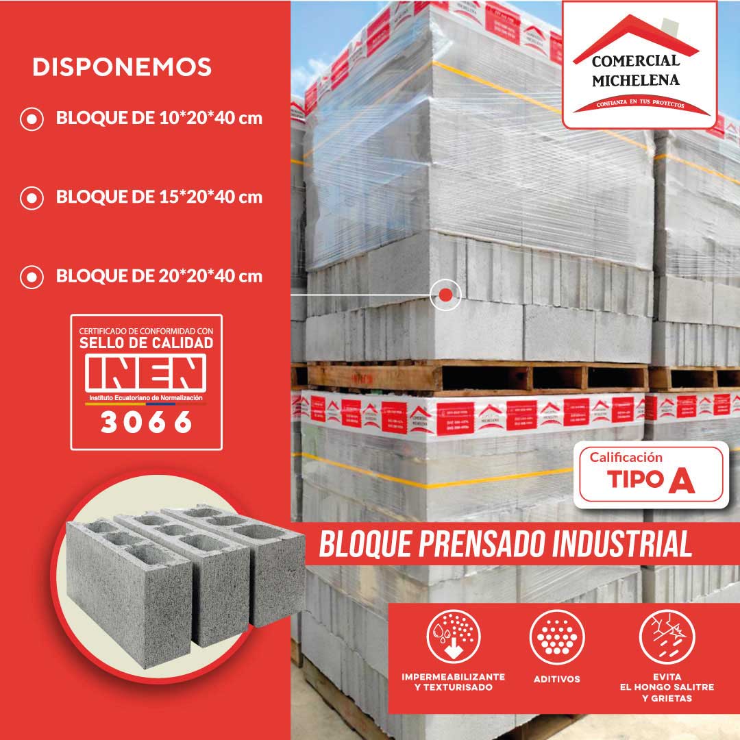 Bloque prensado Industrial TIPO A - Imagen 4